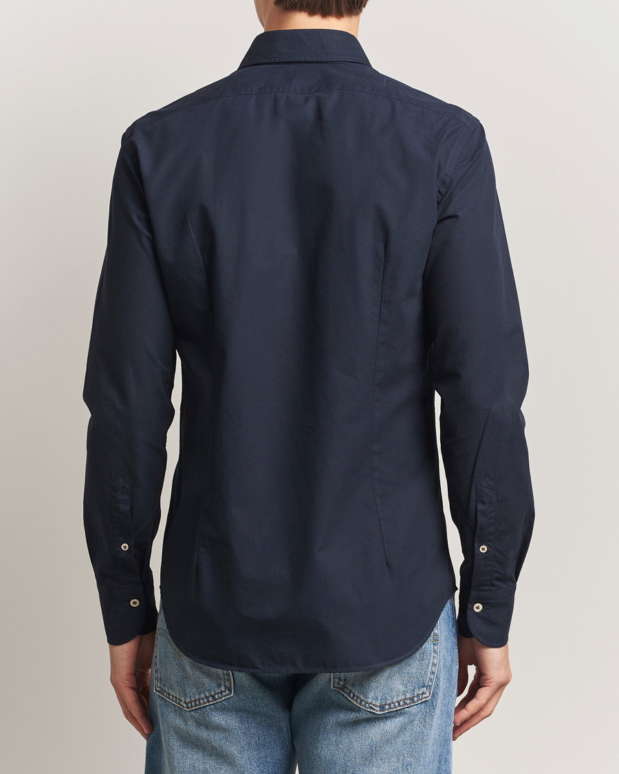 Mies | Kauluspaidat | Grigio | Cotton Twill Shirt Navy