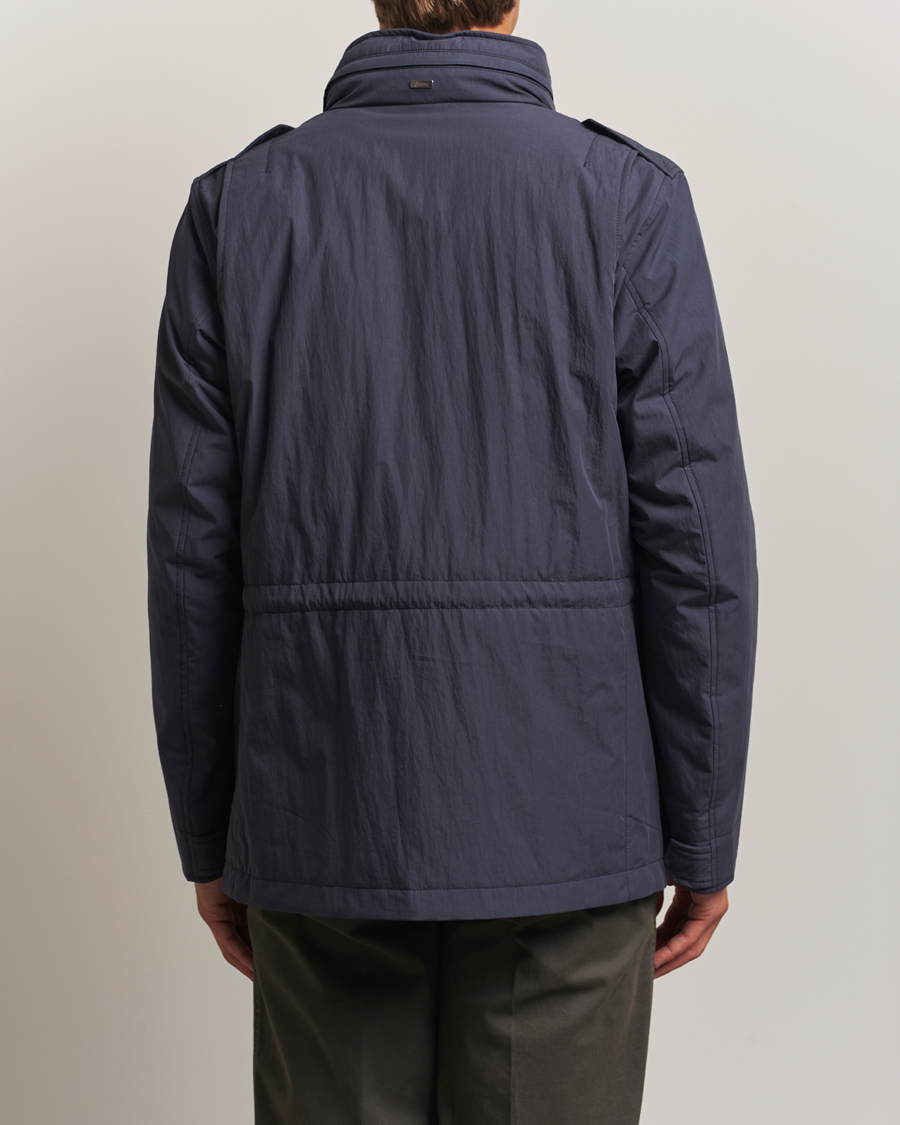 Mies | Takit | Herno | Soft Nylon Field Jacket Navy