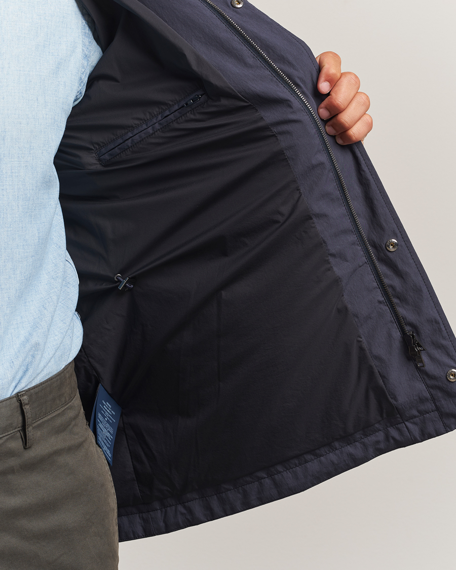 Mies | Takit | Herno | Soft Nylon Field Jacket Navy