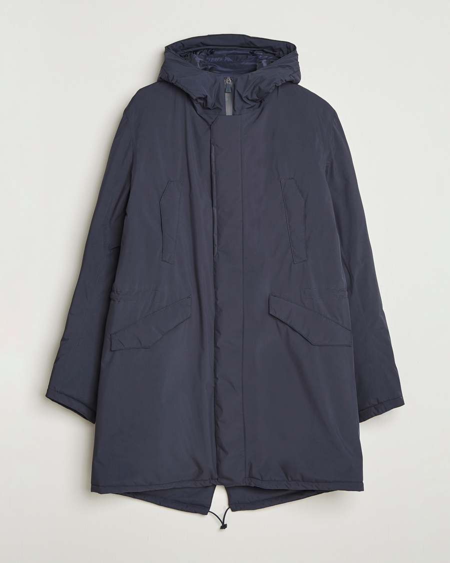 Mies | Takit | Herno | Waterproof Fishtail Parka Navy