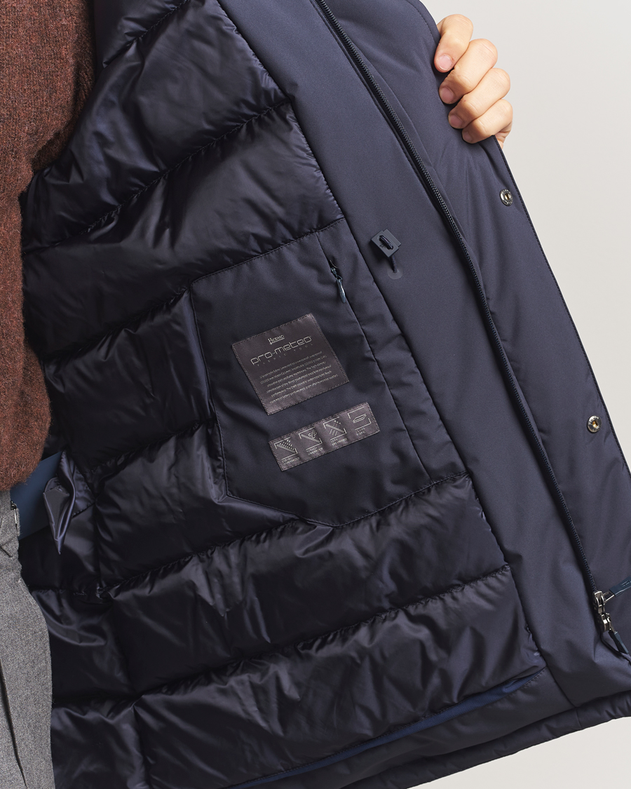 Mies | Takit | Herno | Waterproof Fishtail Parka Navy