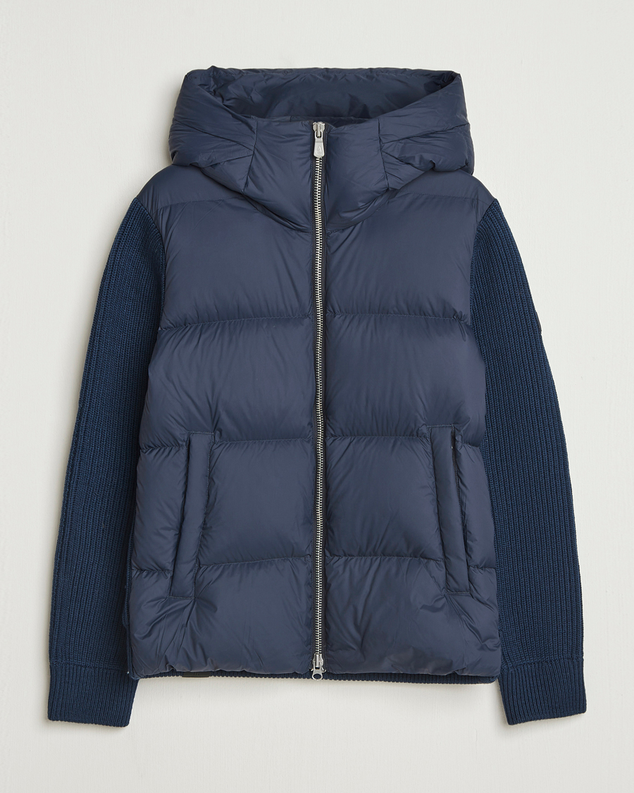 Mies | Takit | Sail Racing | Ridge Knitted Hybrid Jacket Dark Navy