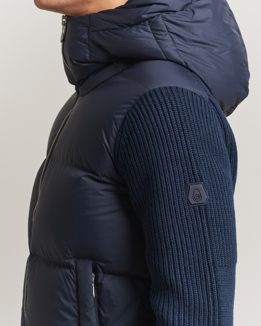 Mies | Takit | Sail Racing | Ridge Knitted Hybrid Jacket Dark Navy