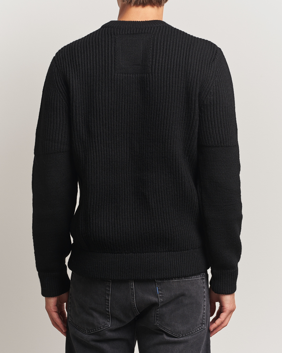 Mies | Puserot | Sail Racing | Ridge Wool Heavy Knitted Crew Neck Carbon