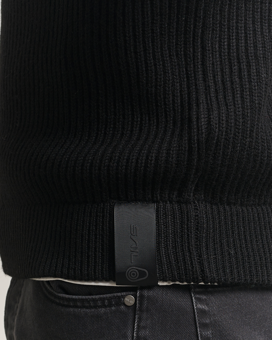 Mies | Puserot | Sail Racing | Ridge Wool Heavy Knitted Crew Neck Carbon