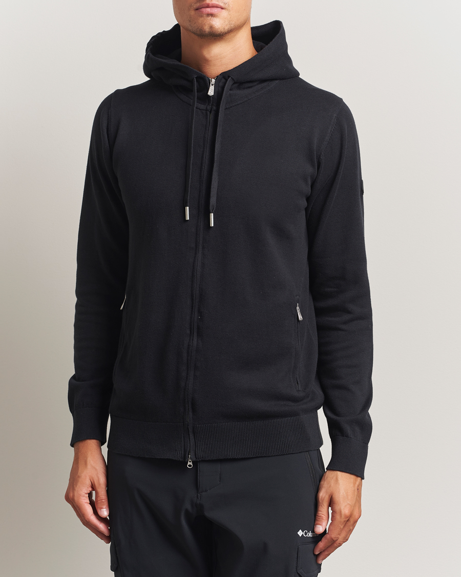 Mies | Puserot | Sail Racing | Bowman Knitted Full Zip Hoodie Carbon