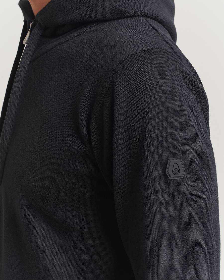 Mies | Puserot | Sail Racing | Bowman Knitted Full Zip Hoodie Carbon