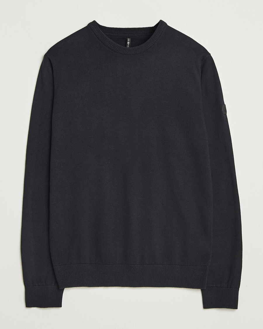 Mies | Puserot | Sail Racing | Bowman Knitted Crew Neck Carbon