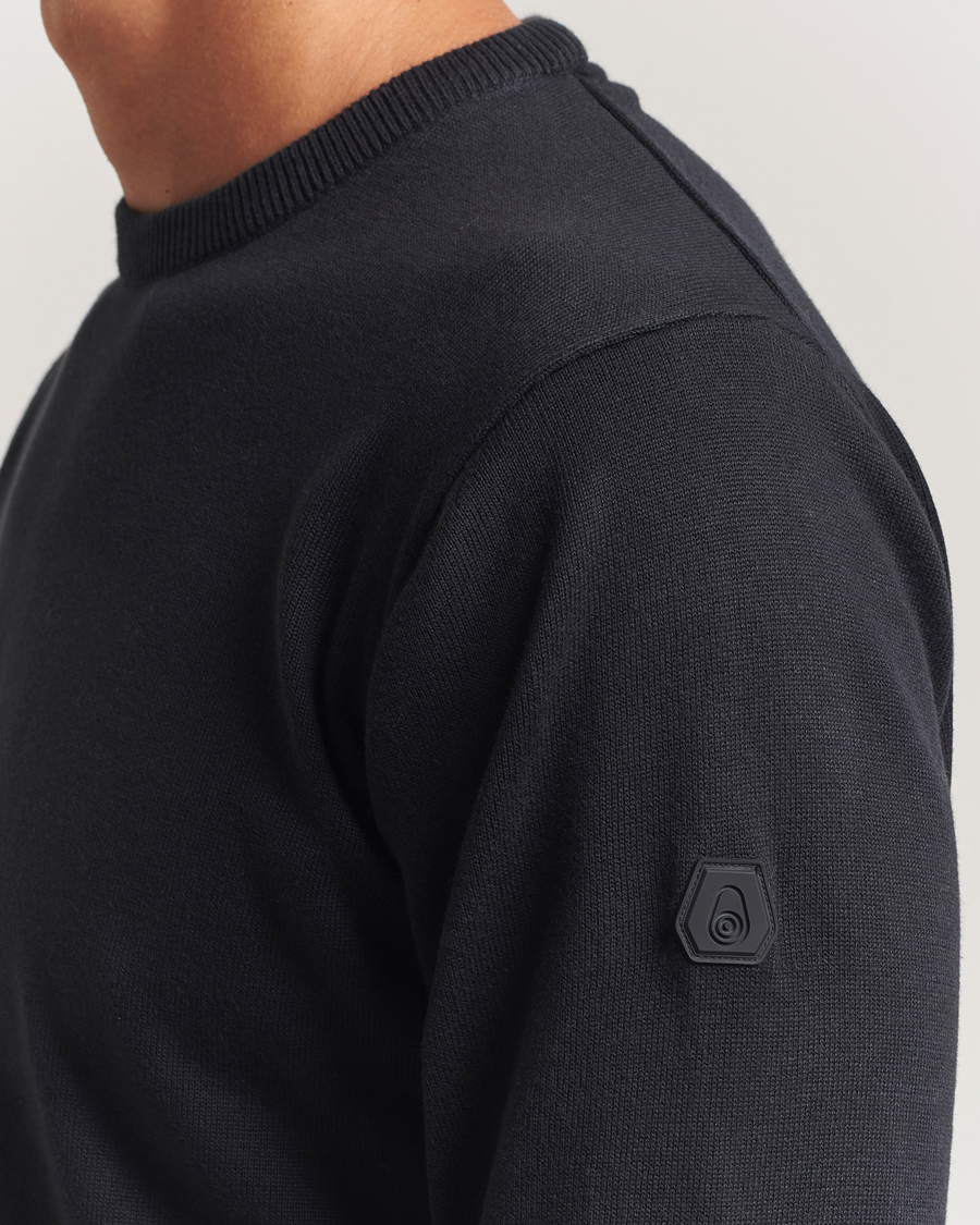 Mies | Puserot | Sail Racing | Bowman Knitted Crew Neck Carbon