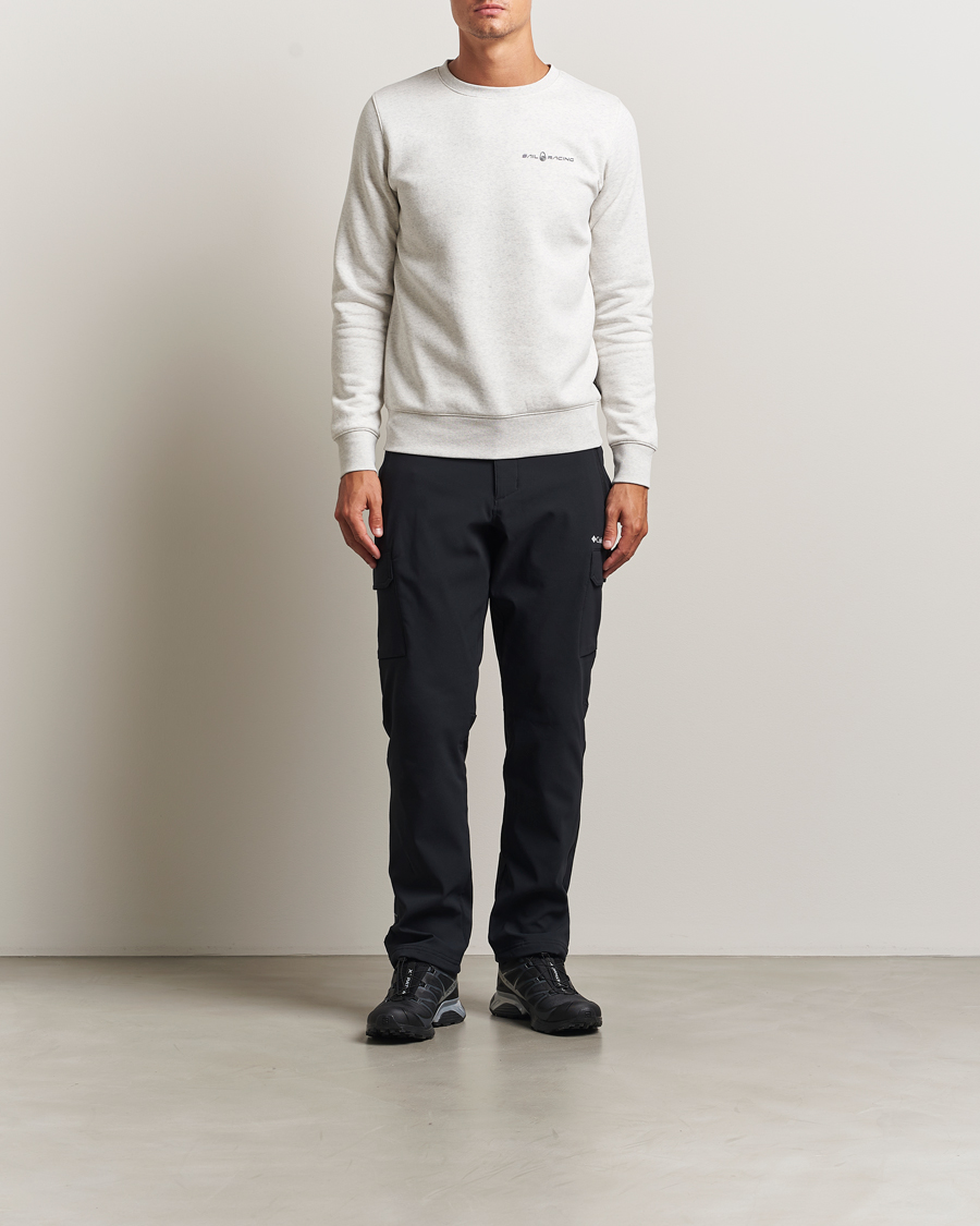 Mies | Puserot | Sail Racing | Bowman Crew Neck Sweatshirt Light Grey Melange