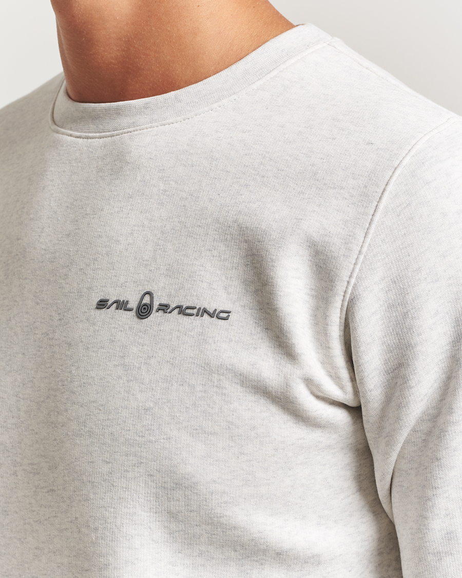 Mies | Puserot | Sail Racing | Bowman Crew Neck Sweatshirt Light Grey Melange
