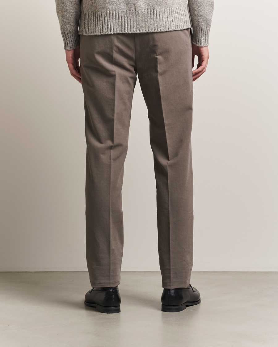 Mies | Housut | Incotex | Regular Fit Cotton Stretch Chinos Grey