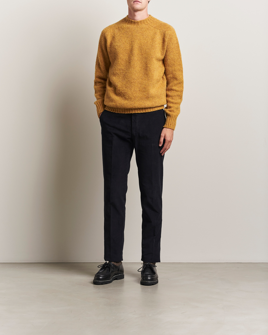 Mies | Housut | Incotex | Slim Fit Baby Corduroy Trousers Navy