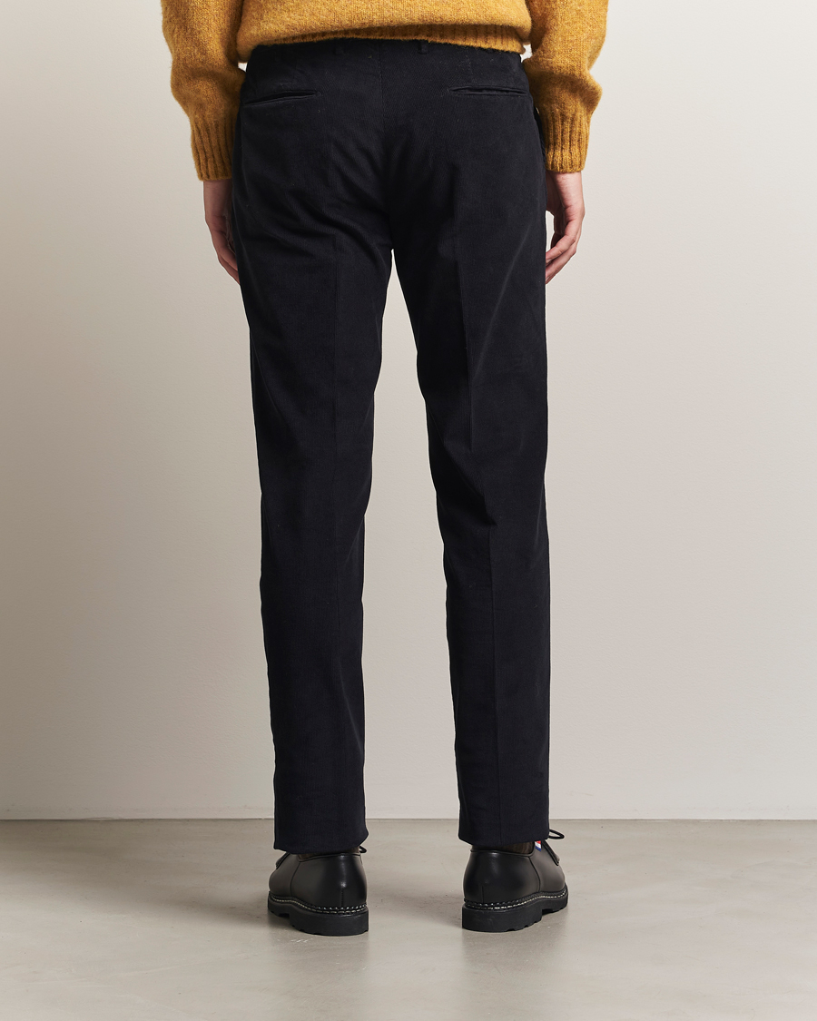 Mies | Housut | Incotex | Slim Fit Baby Corduroy Trousers Navy