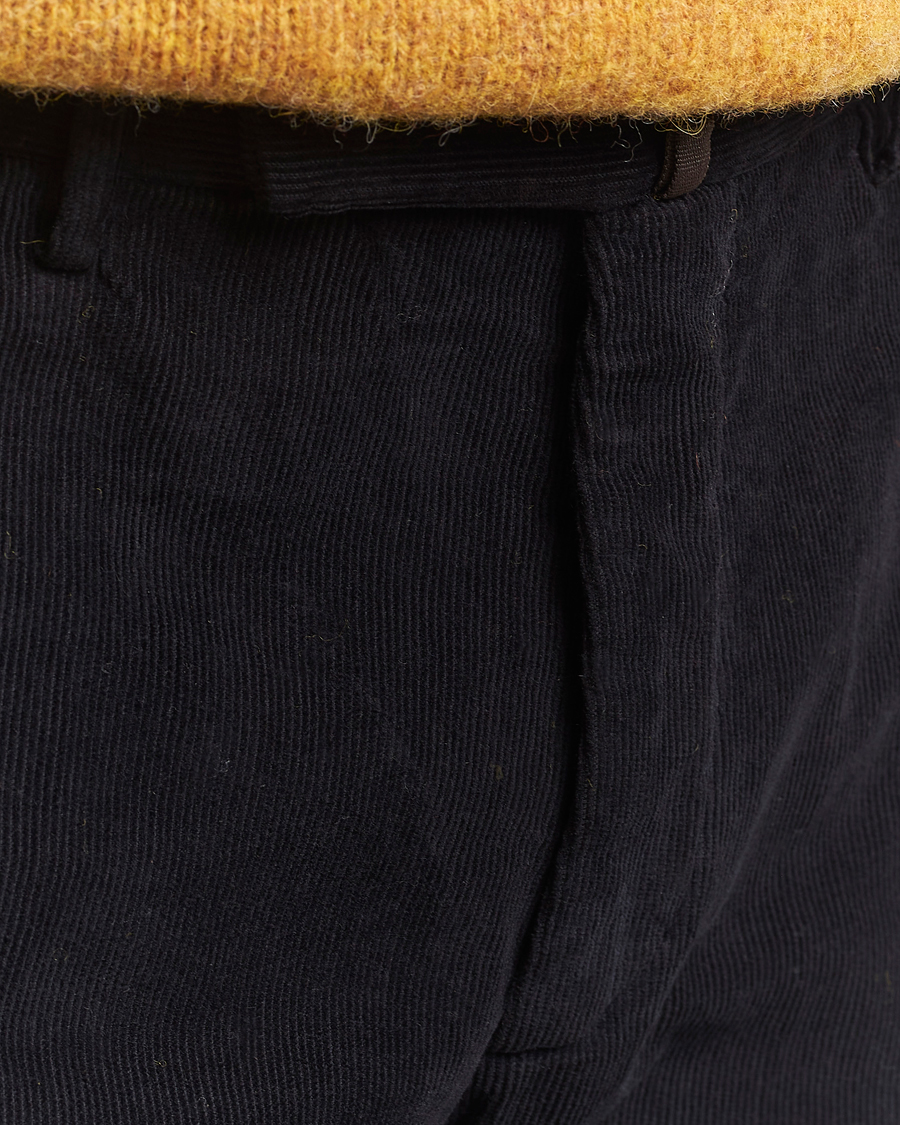 Mies | Housut | Incotex | Slim Fit Baby Corduroy Trousers Navy