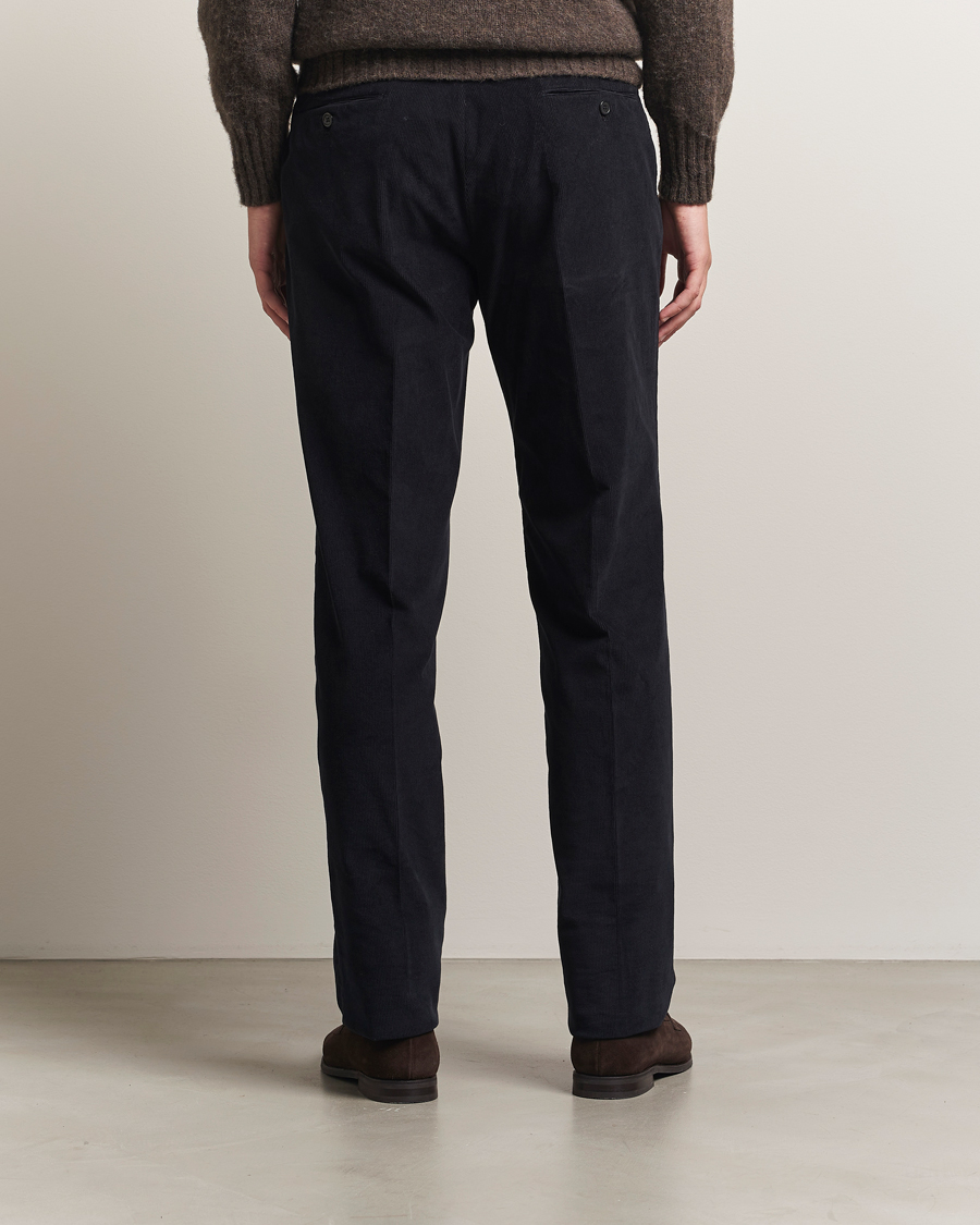 Mies | Housut | Incotex | Regular Fit Baby Corduroy Trousers Navy