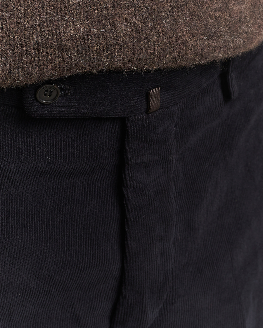 Mies | Housut | Incotex | Regular Fit Baby Corduroy Trousers Navy