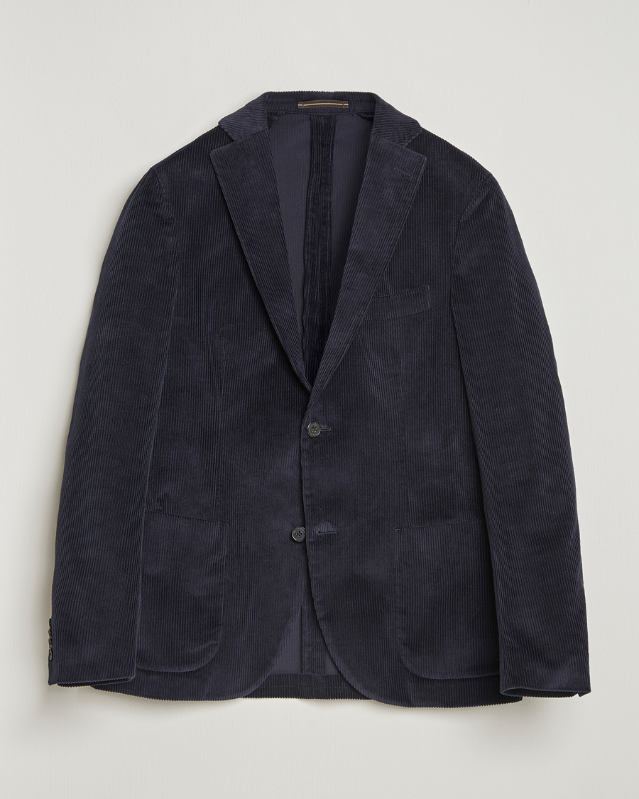 Mies | Pikkutakit | Incotex | Corduroy Blazer Navy