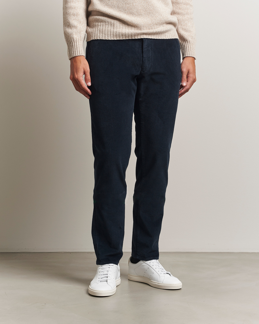 Mies | Housut | Incotex | Slim Fit Leisure Cord Slacks Navy