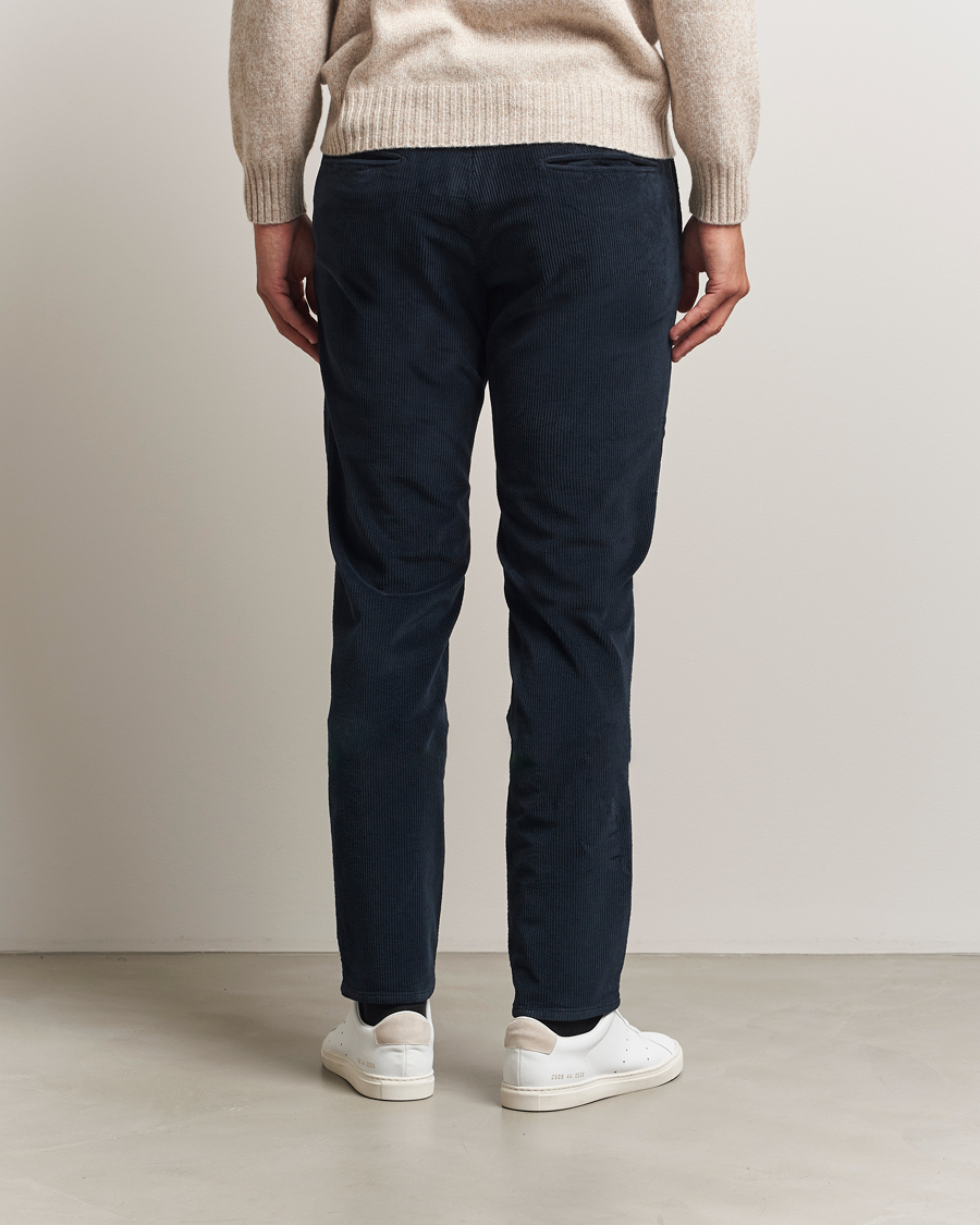 Mies | Housut | Incotex | Slim Fit Leisure Cord Slacks Navy