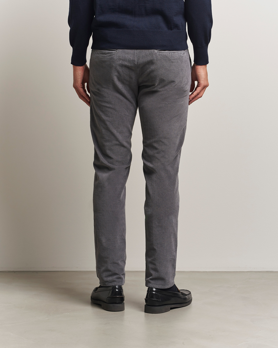 Mies | Housut | Incotex | Slim Fit Leisure Cord Slacks Grey