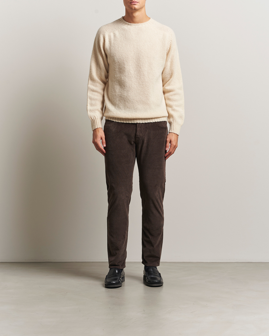 Mies | Housut | Jacob Cohën | Bard 5-Pocket Medium Corduroy Trousers Brown