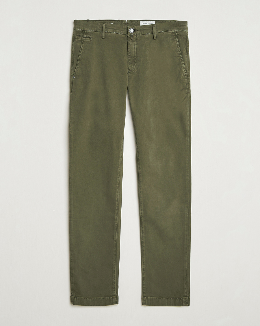 Mies | Housut | Jacob Cohën | Bobby Cotton Chinos Green