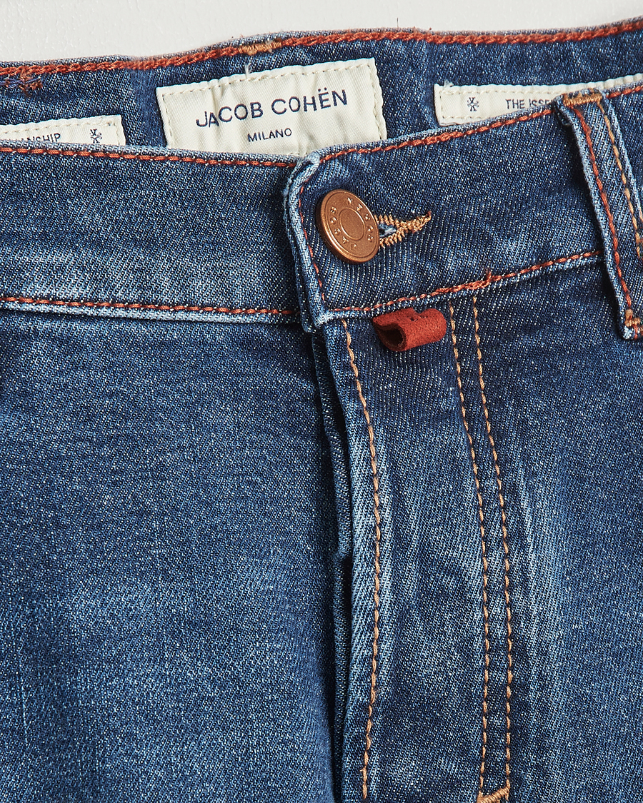 Mies | Farkut | Jacob Cohën | Edos Regular Straight Fit Jeans Mid Blue