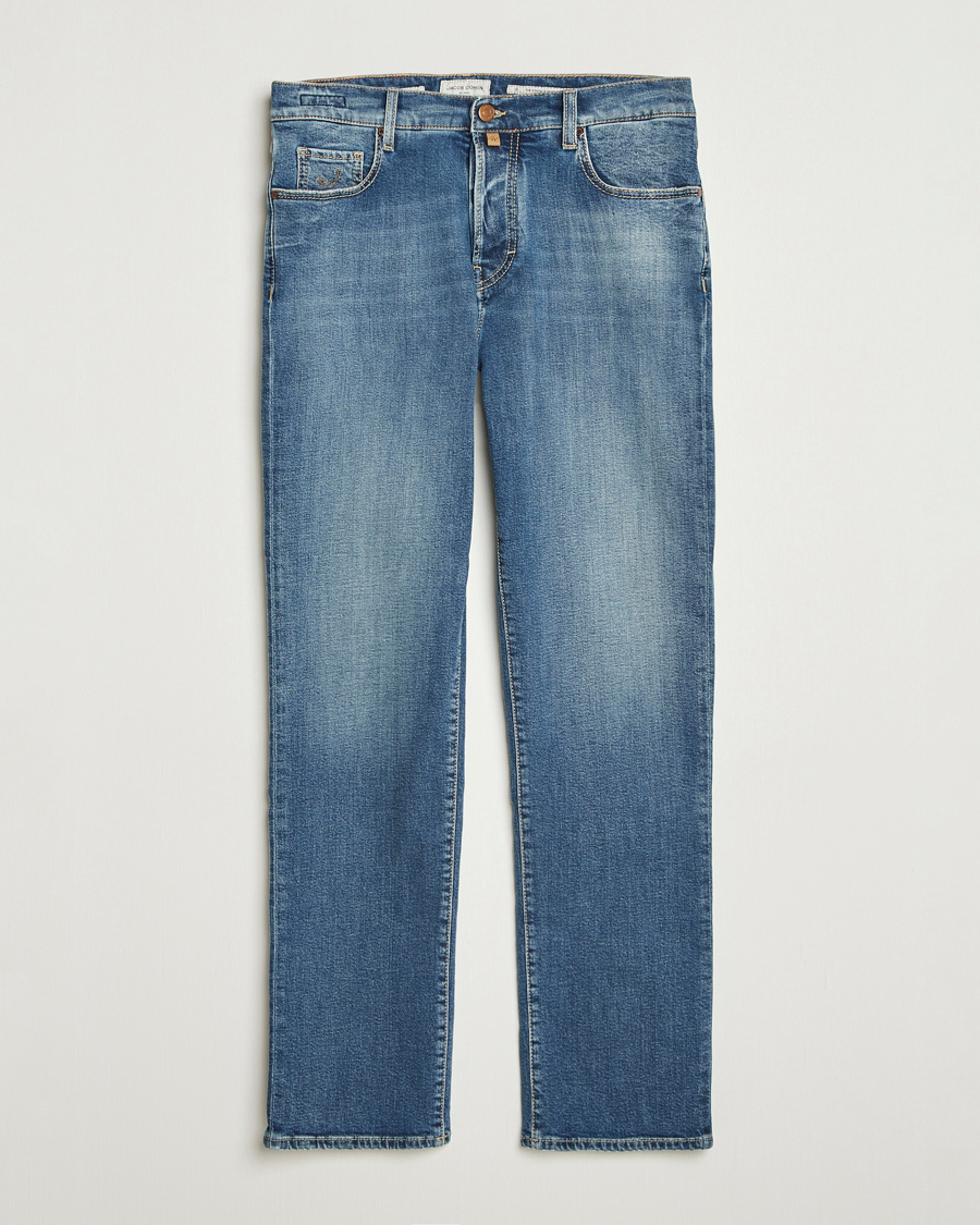 Mies | Farkut | Jacob Cohën | Edos Regular Straight Fit Jeans Light Blue