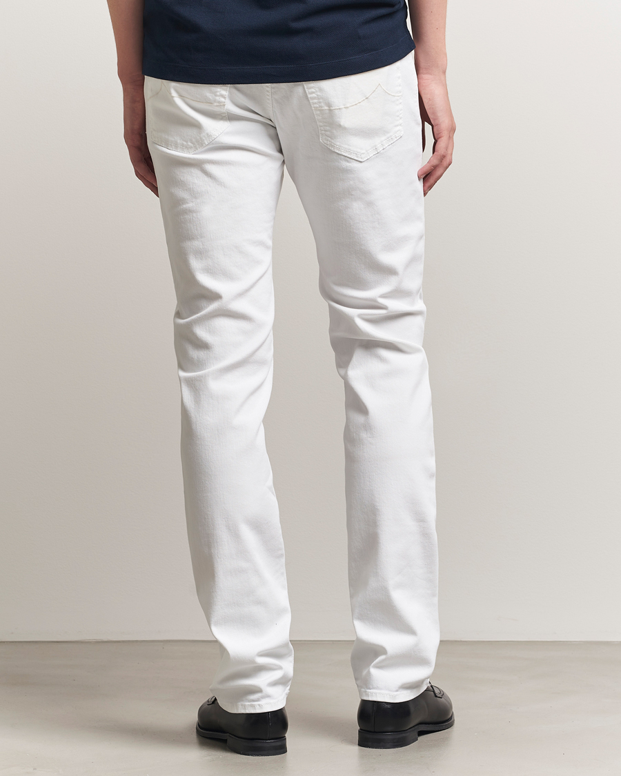 Mies | Farkut | Jacob Cohën | Bard Slim Fit Stretch Jeans White