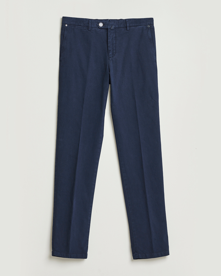 Mies | Housut | Kiton | Cotton/Cashmere Trousers Navy
