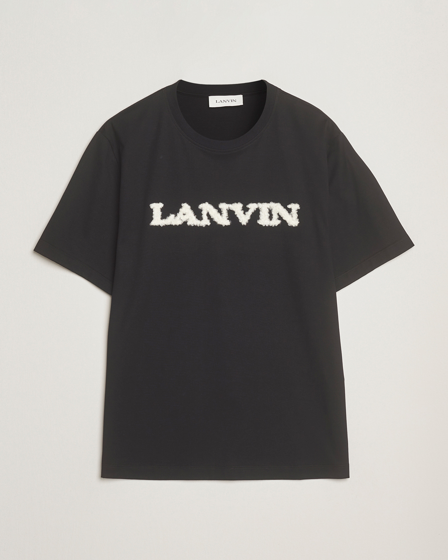 Mies | T-paidat | Lanvin | Shearling Logo T-Shirt Black