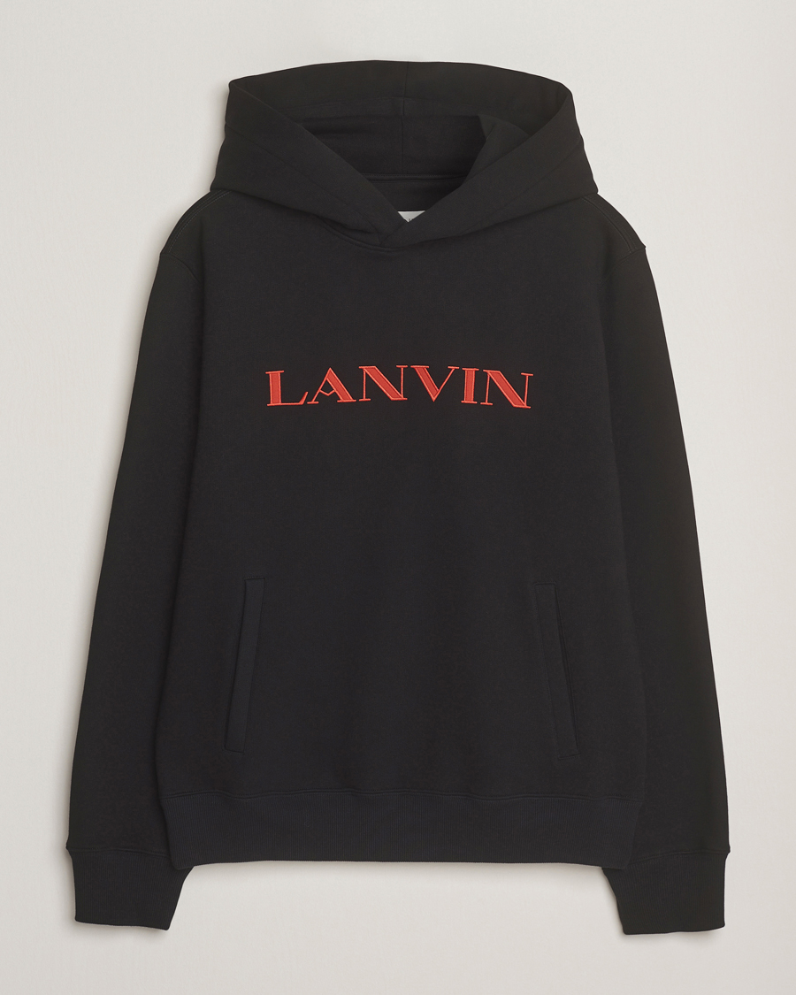 Mies | Puserot | Lanvin | Logo Hoodie Black
