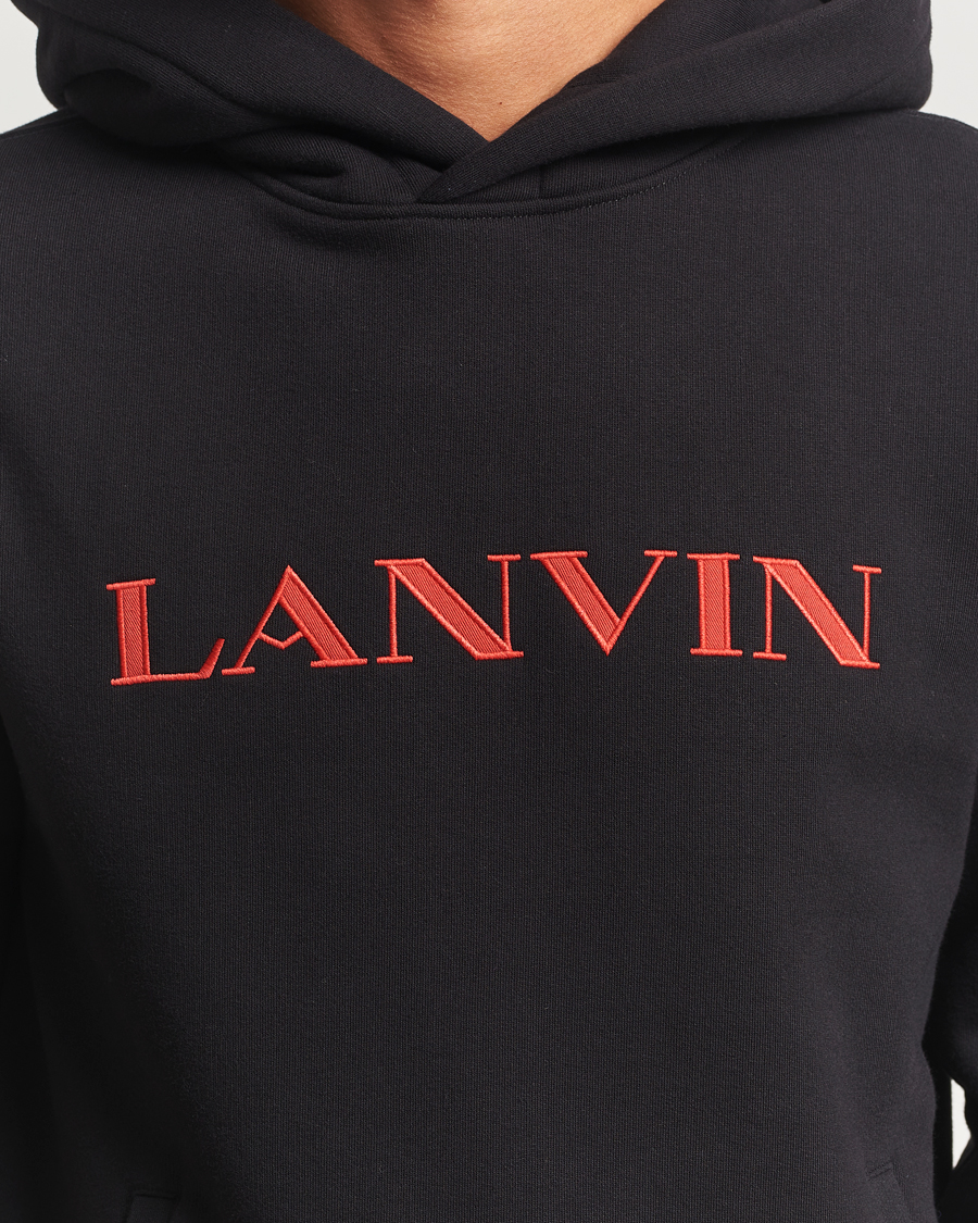 Mies | Puserot | Lanvin | Logo Hoodie Black