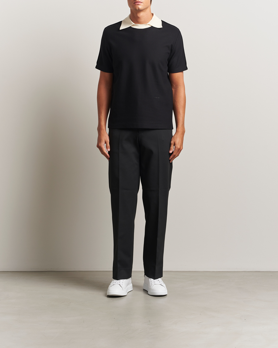 Mies | Puserot | Lanvin | Collar T-shirt Black