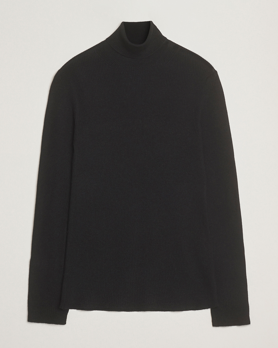 Mies | Puserot | Lanvin | Cashmere/Silk Rollneck Black