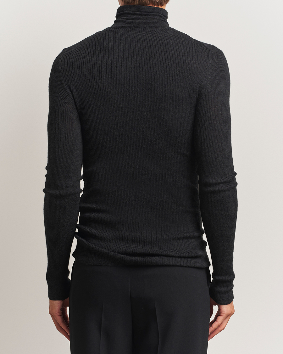 Mies | Puserot | Lanvin | Cashmere/Silk Rollneck Black