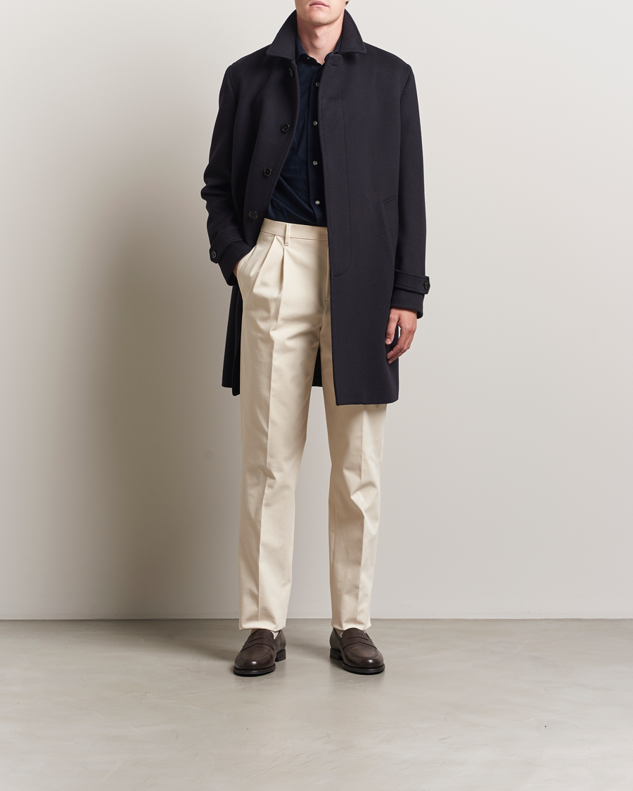 Mies | Takit | Lardini | Wool Coat Navy