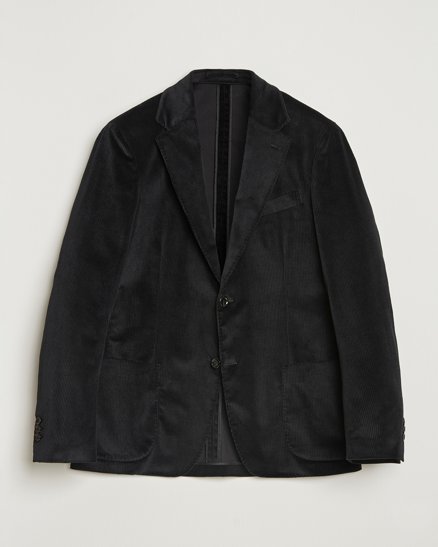 Mies | Pikkutakit | Lardini | Cotton Corduroy Blazer Black