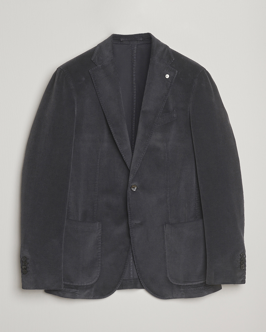 Mies | Pikkutakit | L.B.M. 1911 | Jack Corduroy Blazer Dark Grey