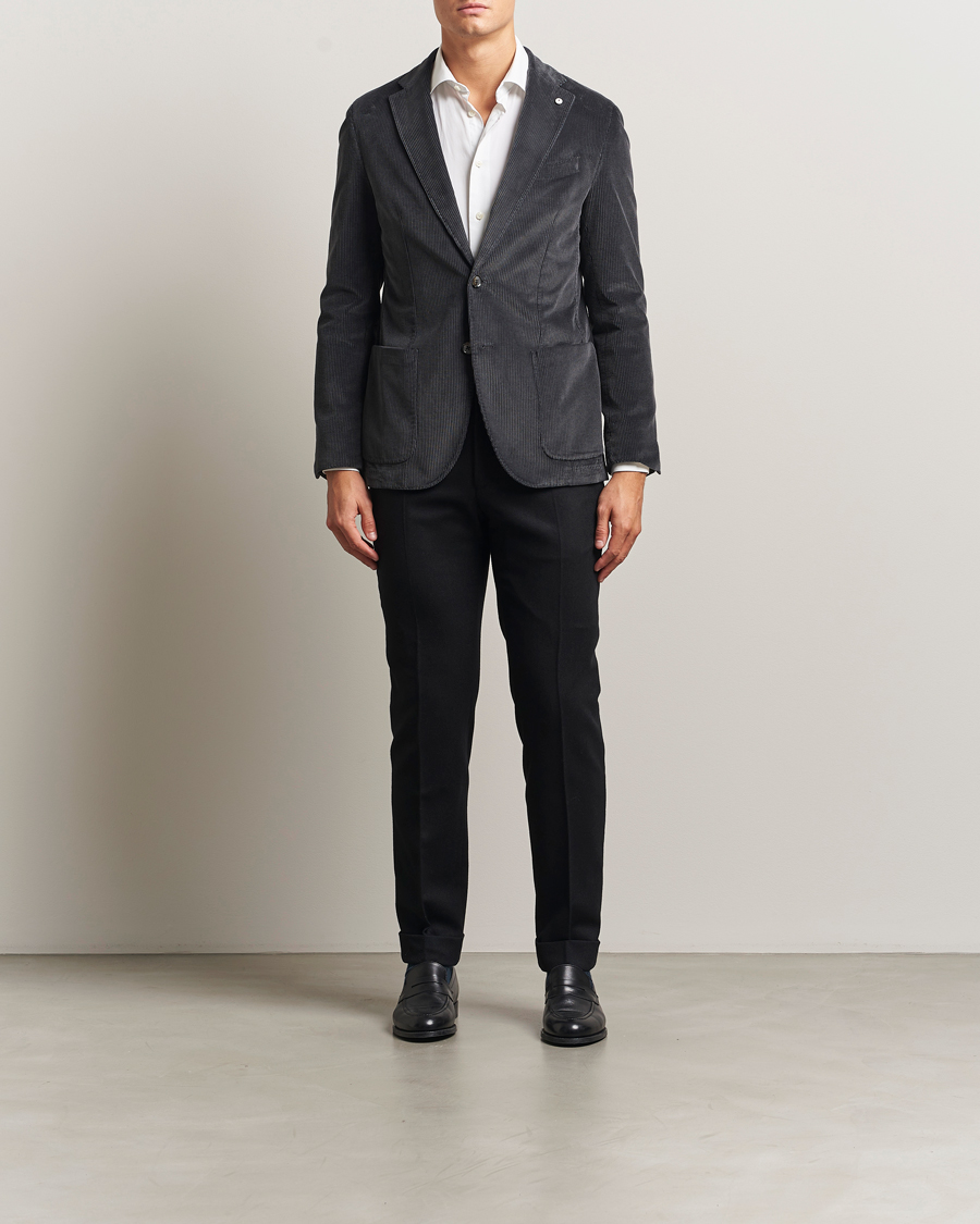Mies | Pikkutakit | L.B.M. 1911 | Jack Corduroy Blazer Dark Grey