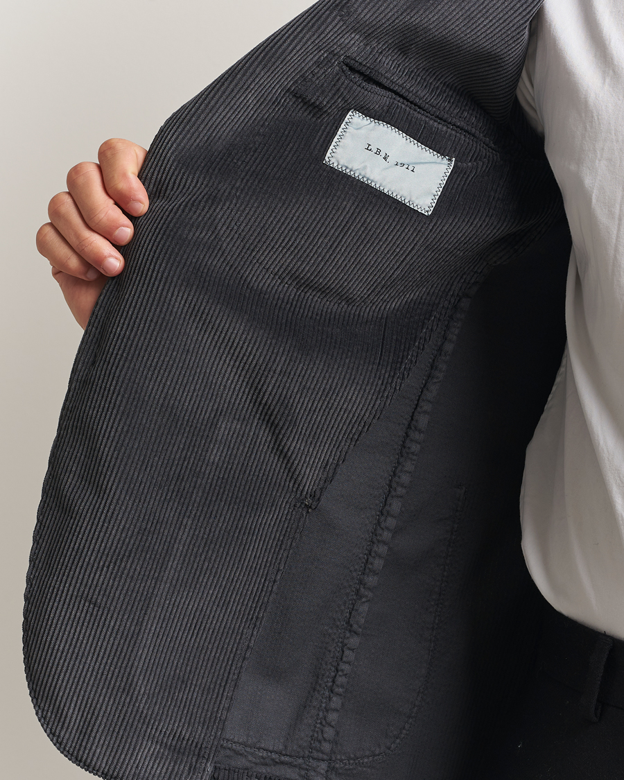 Mies | Pikkutakit | L.B.M. 1911 | Jack Corduroy Blazer Dark Grey