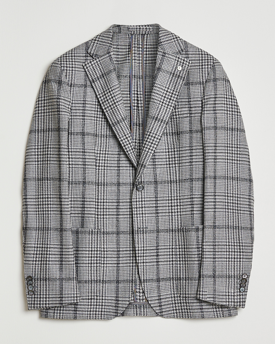 Mies | Pikkutakit | L.B.M. 1911 | Jack Checked Wool Blazer Grey