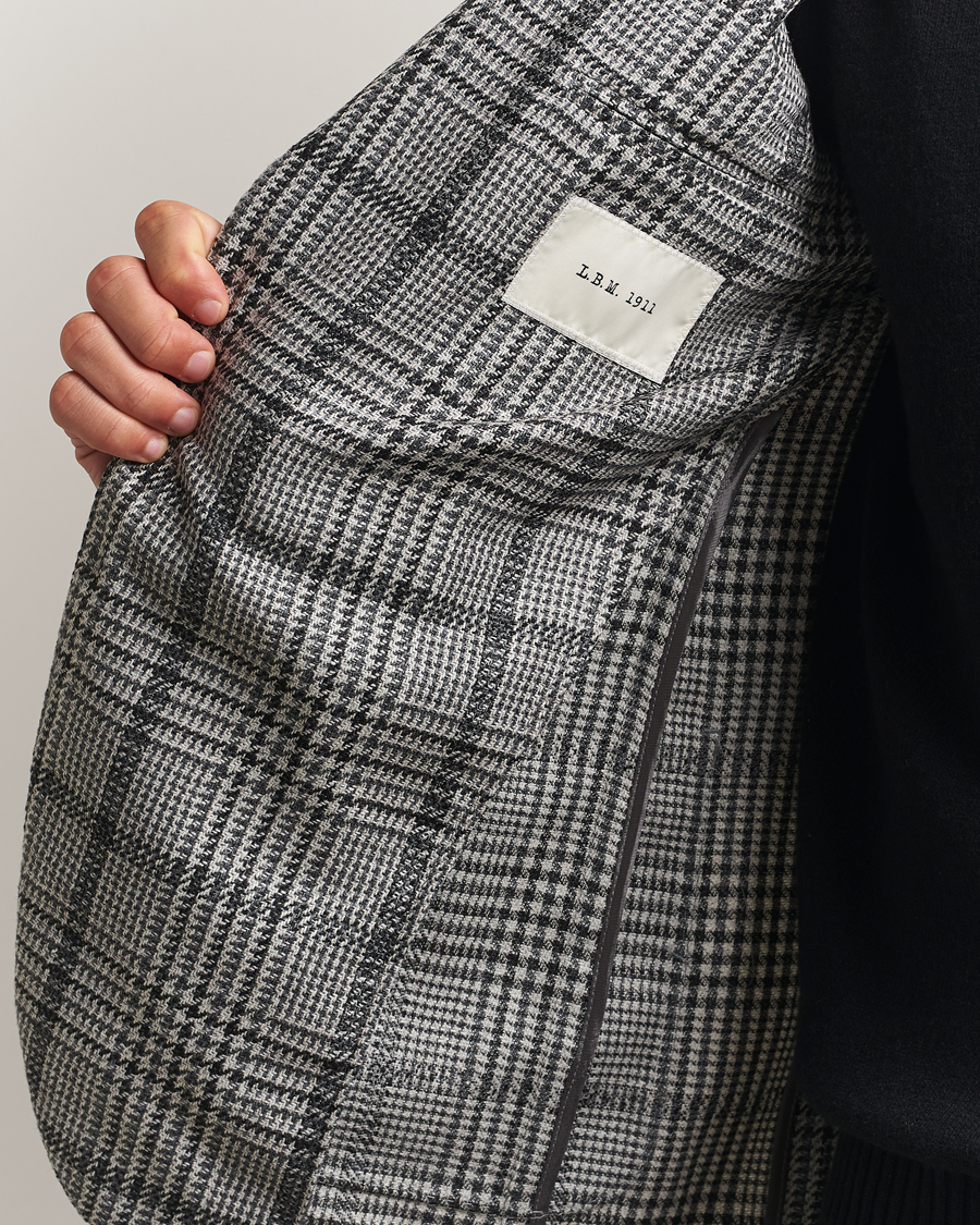 Mies | Pikkutakit | L.B.M. 1911 | Jack Checked Wool Blazer Grey