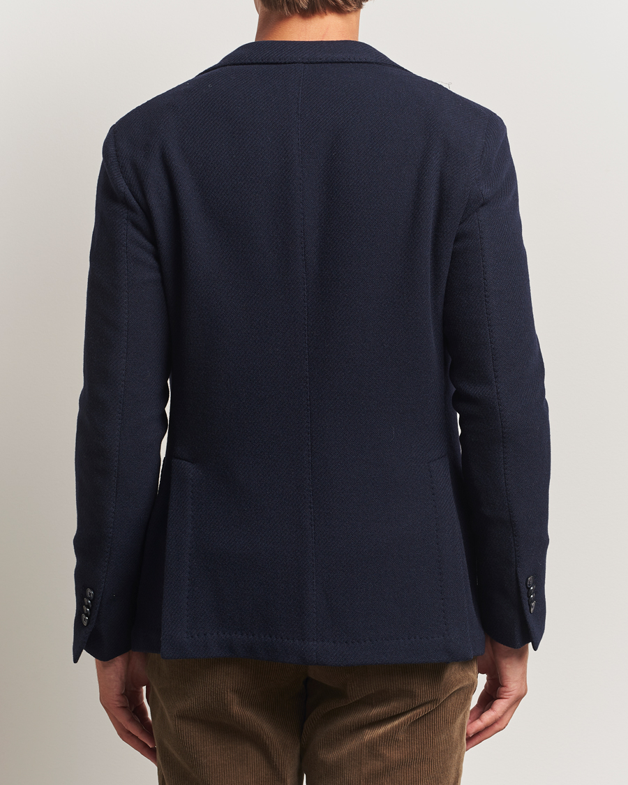 Mies | Pikkutakit | L.B.M. 1911 | Jack Fly Knitted Wool Blazer Navy