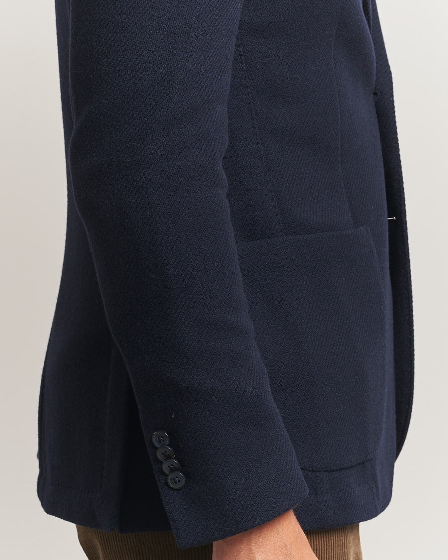 Mies | Pikkutakit | L.B.M. 1911 | Jack Fly Knitted Wool Blazer Navy