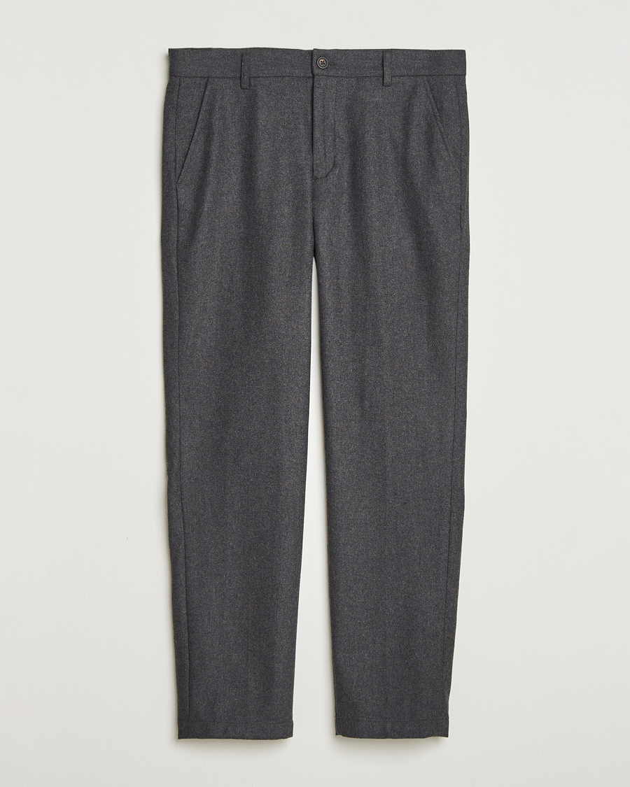Mies | Housut | LES DEUX | Como Reg Wool Pants Asphalt