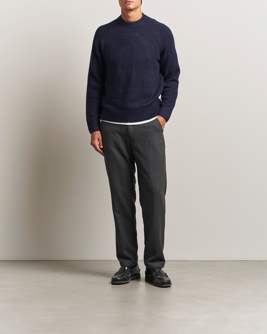 Mies | Housut | LES DEUX | Como Reg Wool Pants Asphalt