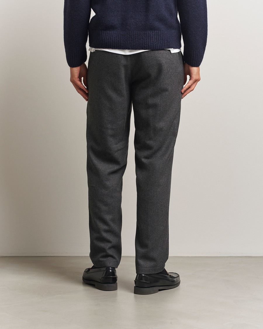 Mies | Housut | LES DEUX | Como Reg Wool Pants Asphalt