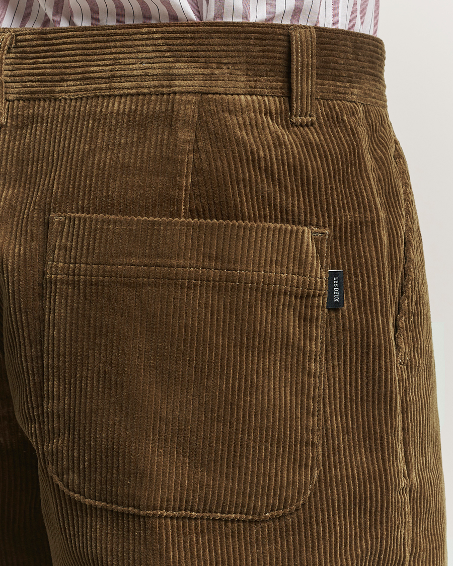 Mies | Housut | LES DEUX | Kody Corduroy Pants Military Olive